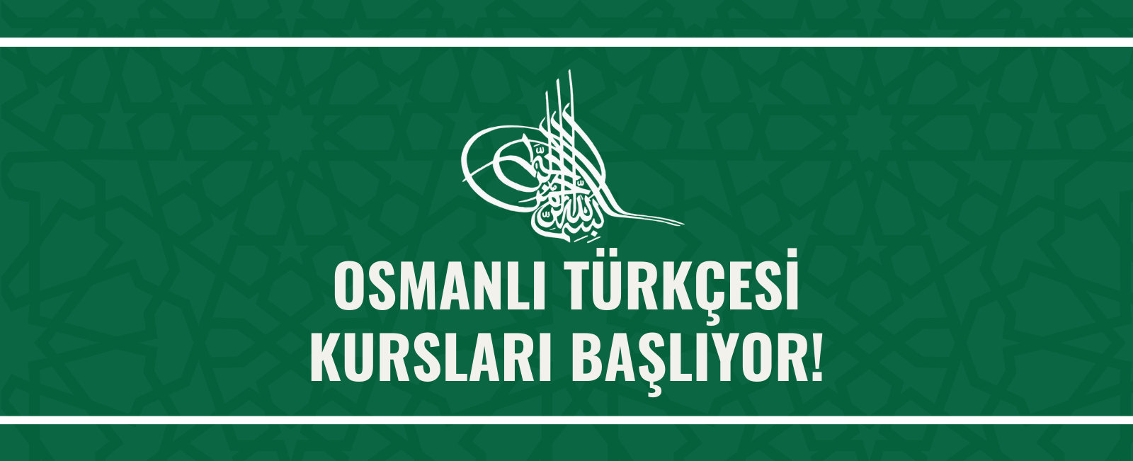Osmanlı Türkçesi Kursları Başlıyor!