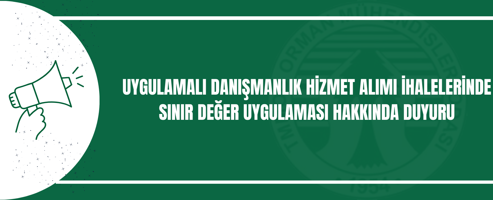UYGULAMALI DANIŞMANLIK HİZMET ALIMI İHALELERİNDE SINIR DEĞER UYGULAMASI HAKKINDA DUYURU
