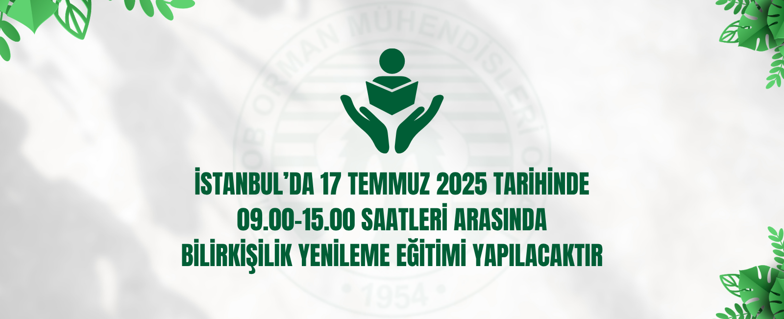İSTANBUL’DA 17 TEMMUZ 2025 TARİHİNDE 09.00-15.00 SAATLERİ ARASINDA BİLİRKİŞİLİK YENİLEME EĞİTİMİ YAPILACAKTIR