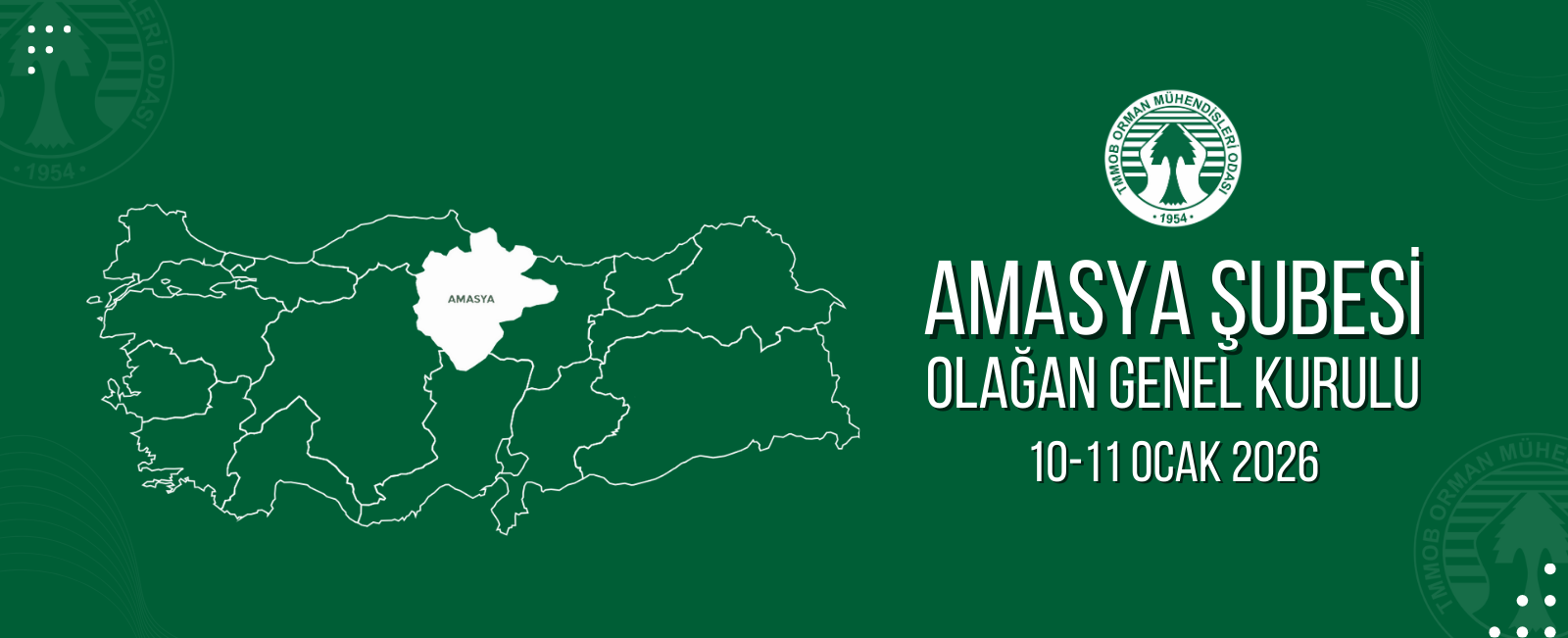 AMASYA ŞUBESİ OLAĞAN GENEL KURUL ÇAĞRISI
