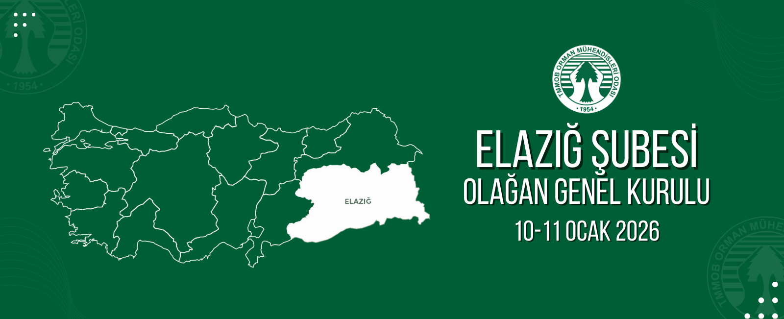 ELAZIĞ ŞUBESİ OLAĞAN GENEL KURUL ÇAĞRISI