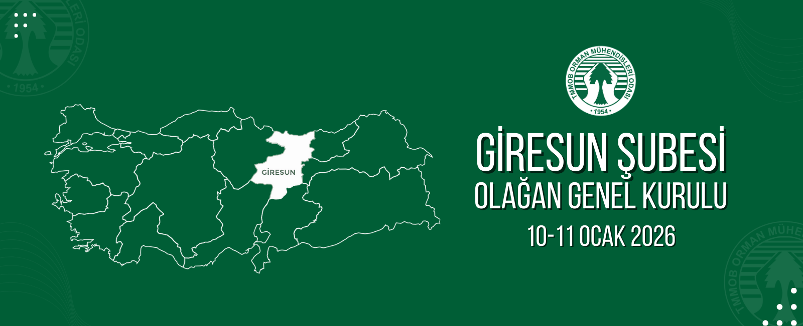 GİRESUN ŞUBESİ OLAĞAN GENEL KURUL ÇAĞRISI