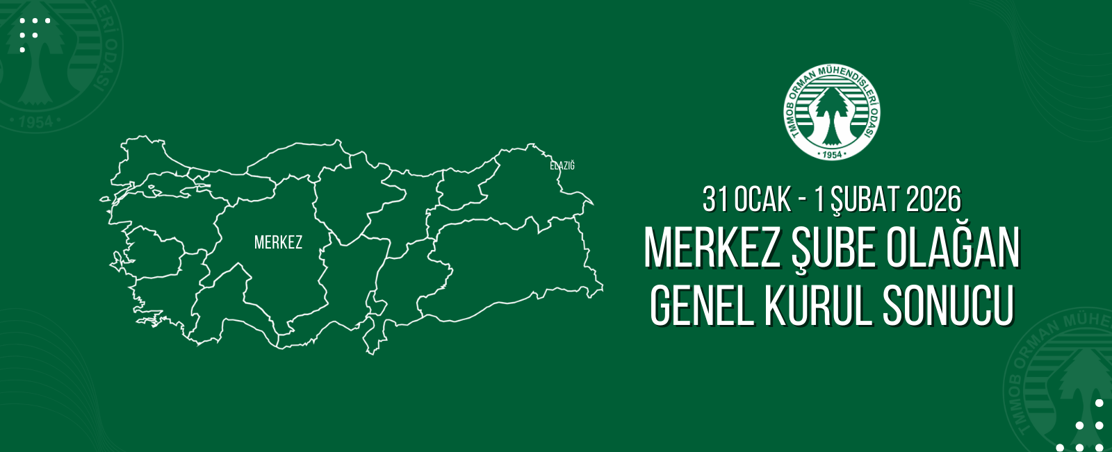 Seçimi Yapılan Merkez Şubesi Seçim Sonuçları