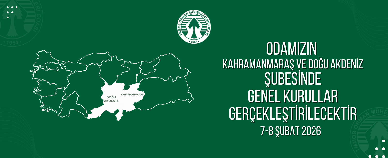 Şube Genel Kurulları 7 - 8 Şubat 2026