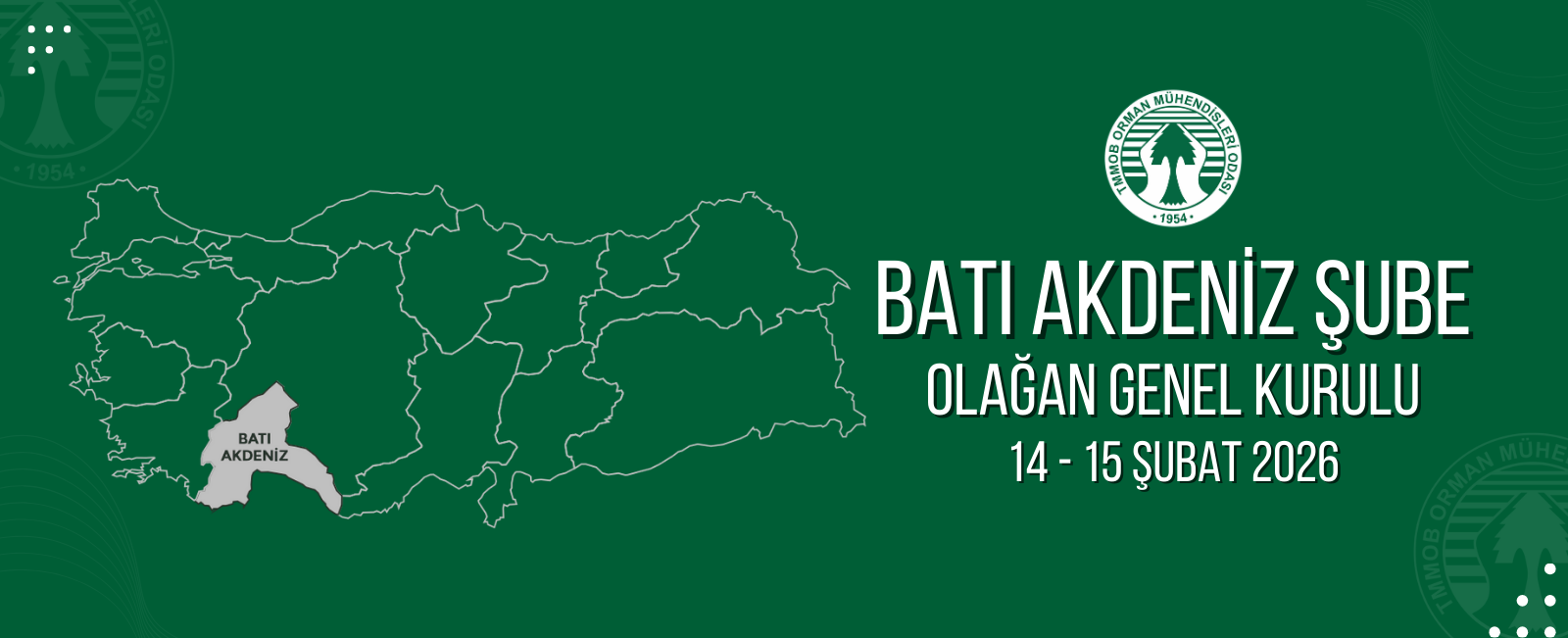 BATI AKDENİZ ŞUBE OLAĞAN GENEL KURUL ÇAĞRISI