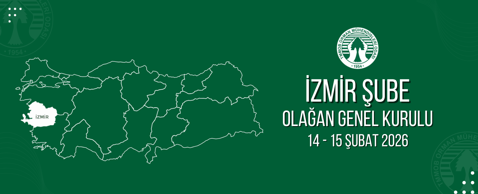 İZMİR ŞUBESİ OLAĞAN GENEL KURUL ÇAĞRISI